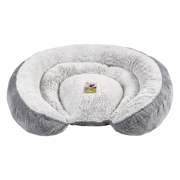 Imagen de Cama corderito gris talle XL (120x100)
