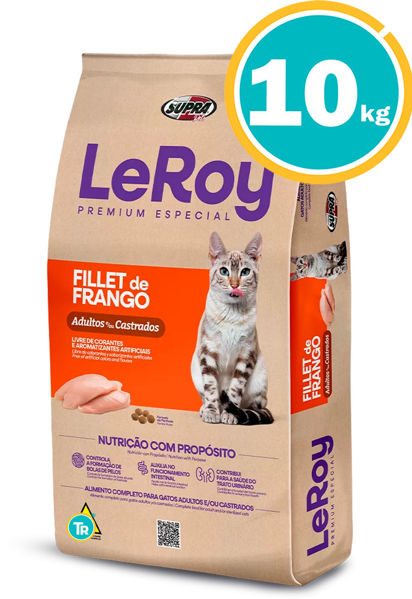 Imagen de LeRoy Gato castrado fillet de pollo 10kg