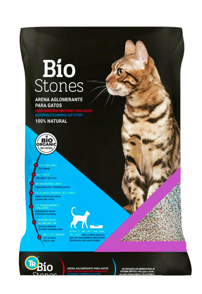 Imagen de Sanitario Esferas Aglomerante Bio Stones 4 kg Lavanda